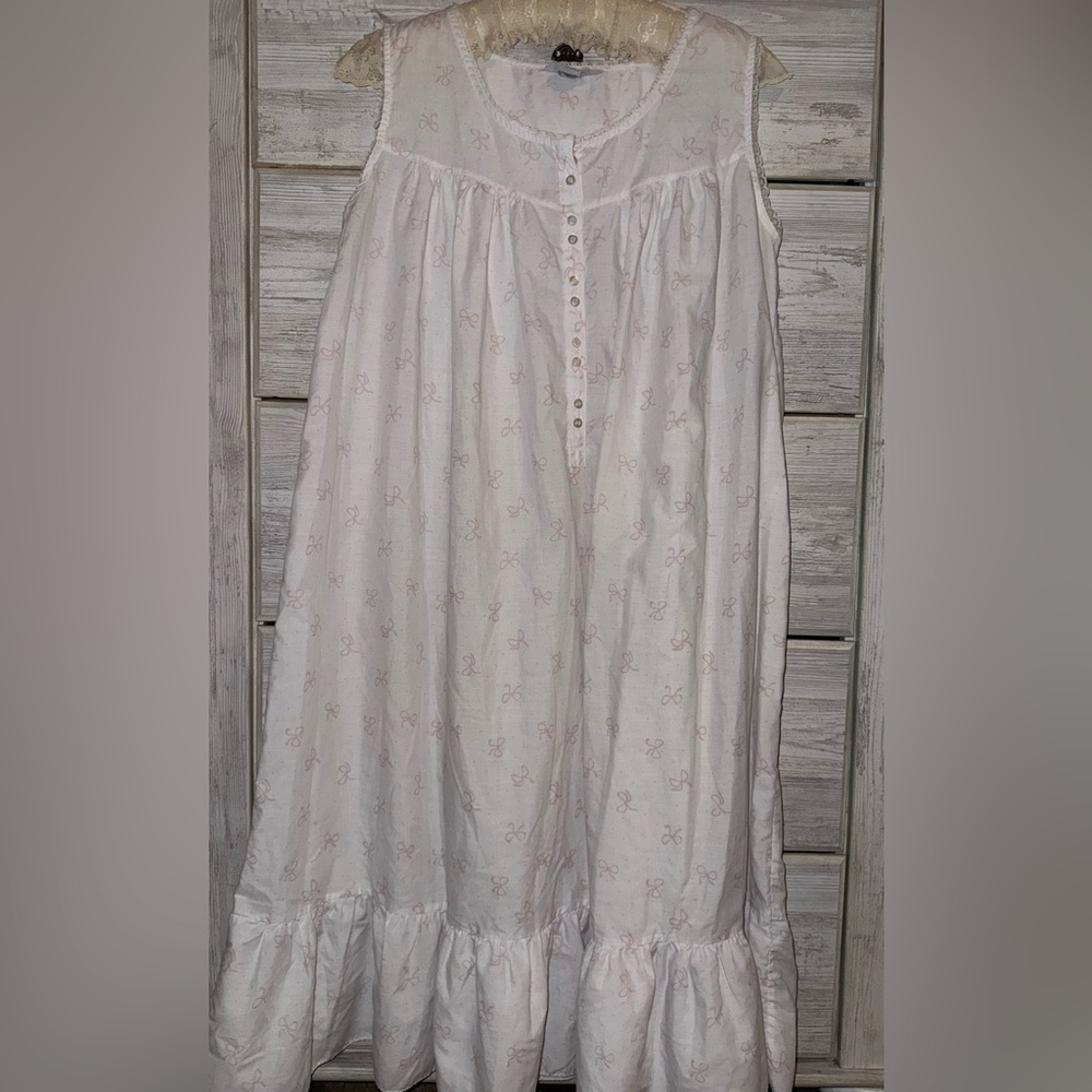 Nightgown white/bows